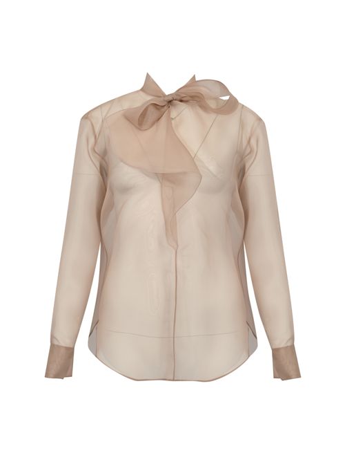 Blusa in seta con fiocco Herno | BL000047D 160144035